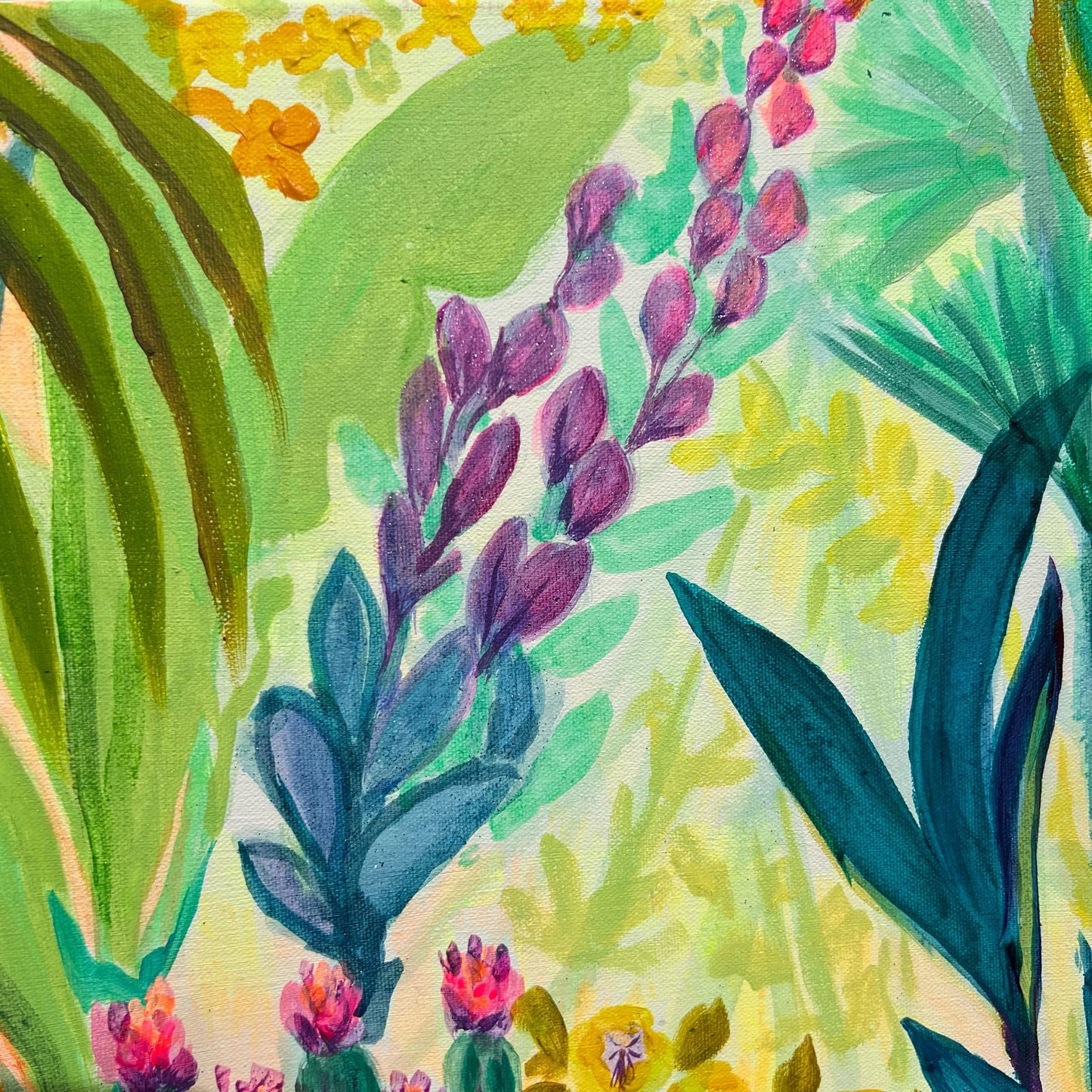 Beyond The Balcony 123cm x 123cm