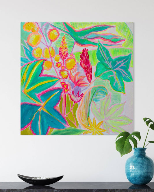 'Reach' 56cm x 56cm - Kathryn Sillince Artist