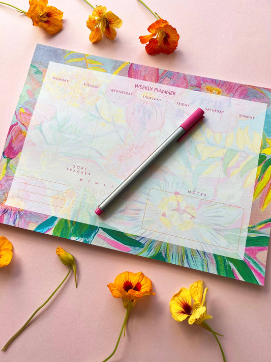 A4 Weekly Planner Pad - Kathryn Sillince Artist