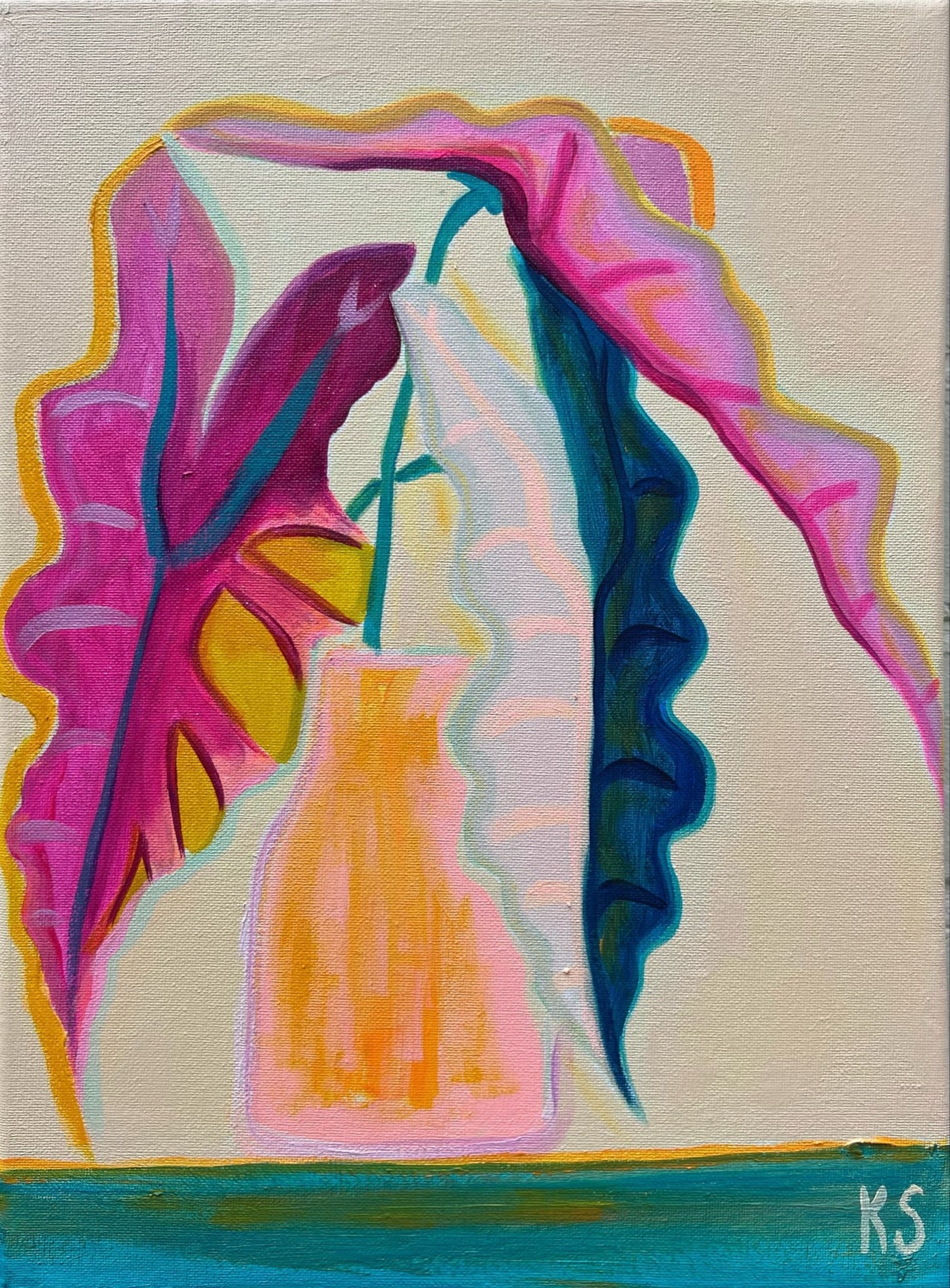 Living My Best Leaf: 3 30cm x 40cm