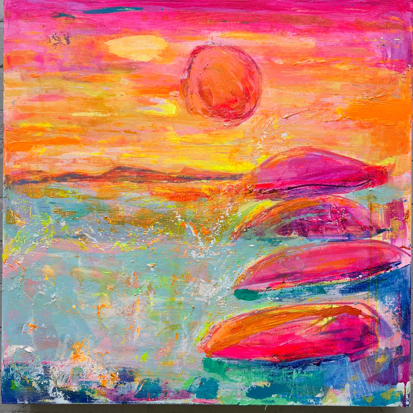 ‘By The Pull Of The Red Moon’ - Kathryn Sillince Artist