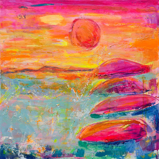 ‘By The Pull Of The Red Moon’ - Kathryn Sillince Artist