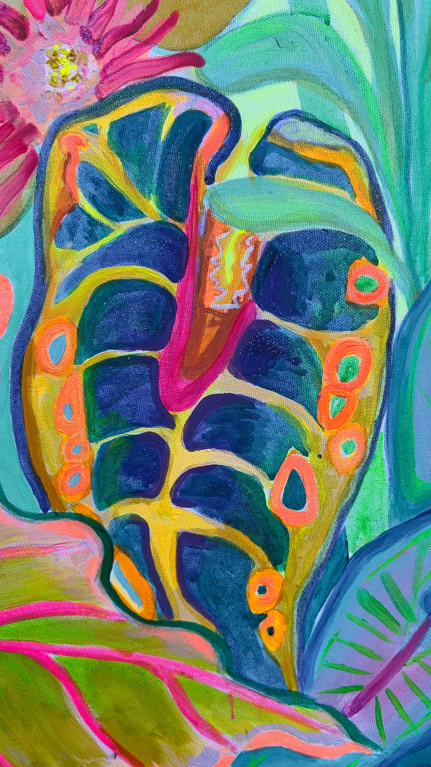 ‘Equatorial Goldenhour’ 122cm x 153cm - Kathryn Sillince Artist