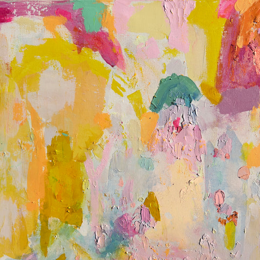 'I Wanted It To Be You' 80cm x 80cm - Kathryn Sillince Artist
