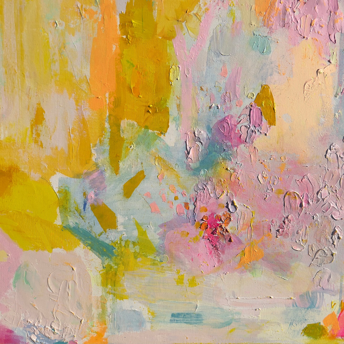 'I Wanted It To Be You' 80cm x 80cm - Kathryn Sillince Artist