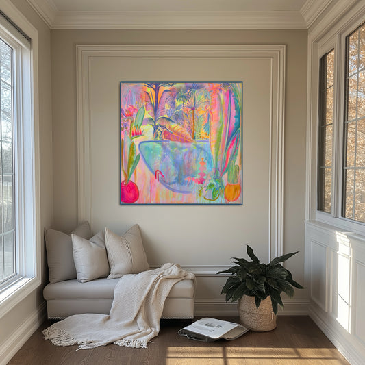 ‘Iridescent Skies = Languid Poolside’ - Kathryn Sillince Artist