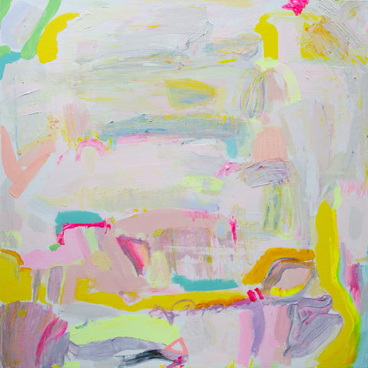'Let's Stay Here' 76cm x 76cm - Kathryn Sillince Artist