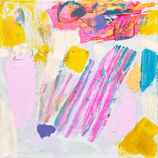 'Loving You Is Fun III' 31cm x 31cm - Kathryn Sillince Artist