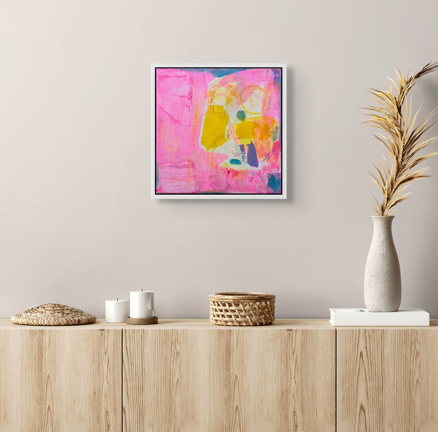 'Loving You Is Fun IV' 31cm x 31cm - Kathryn Sillince Artist