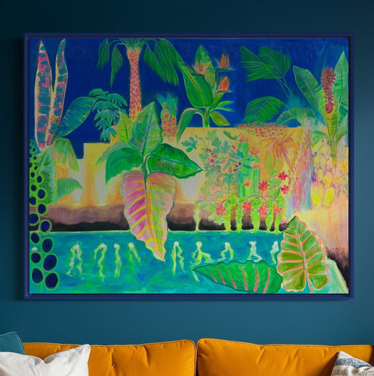 ‘Nightfall Glowpool’ 122cm x 153cm - Kathryn Sillince Artist