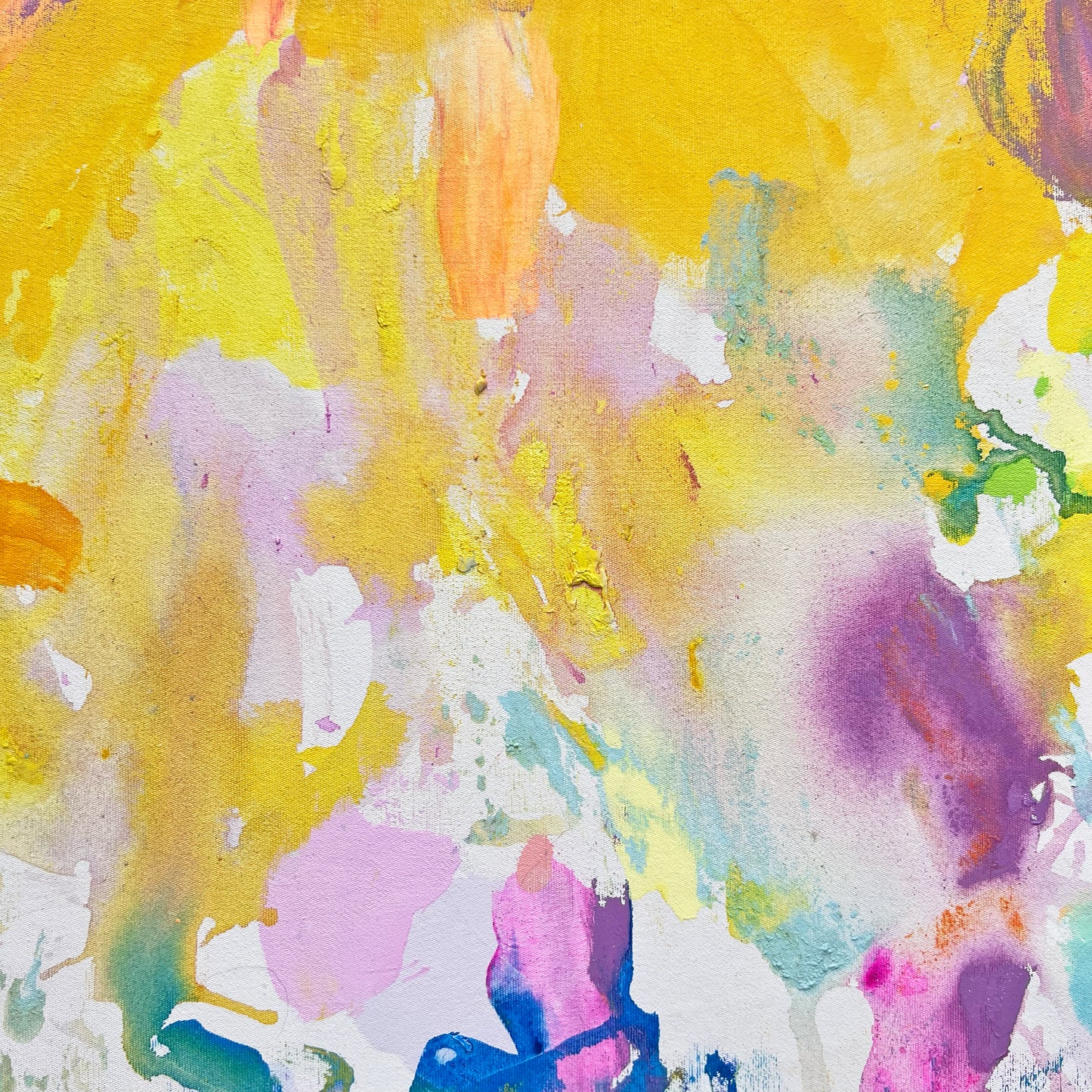 'Summers Here' 71.5cm x 71.5cm - Kathryn Sillince Artist