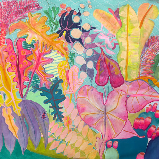 'The Mercury's Rising' 76.5cm x 76.5cm - Kathryn Sillince Artist