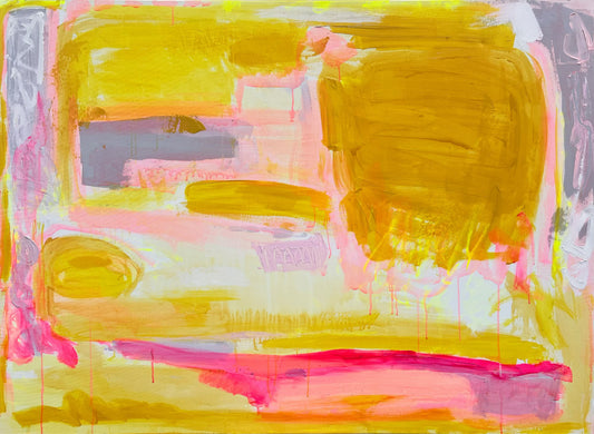 'Yellow Dream' 153cm x 112cm - Kathryn Sillince Artist