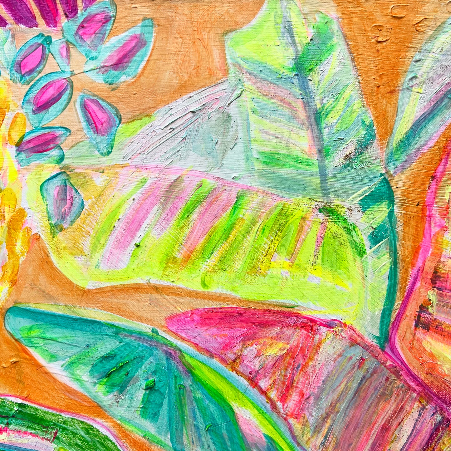 'Zing Of Zingiber' 56cm x 56cm - Kathryn Sillince Artist