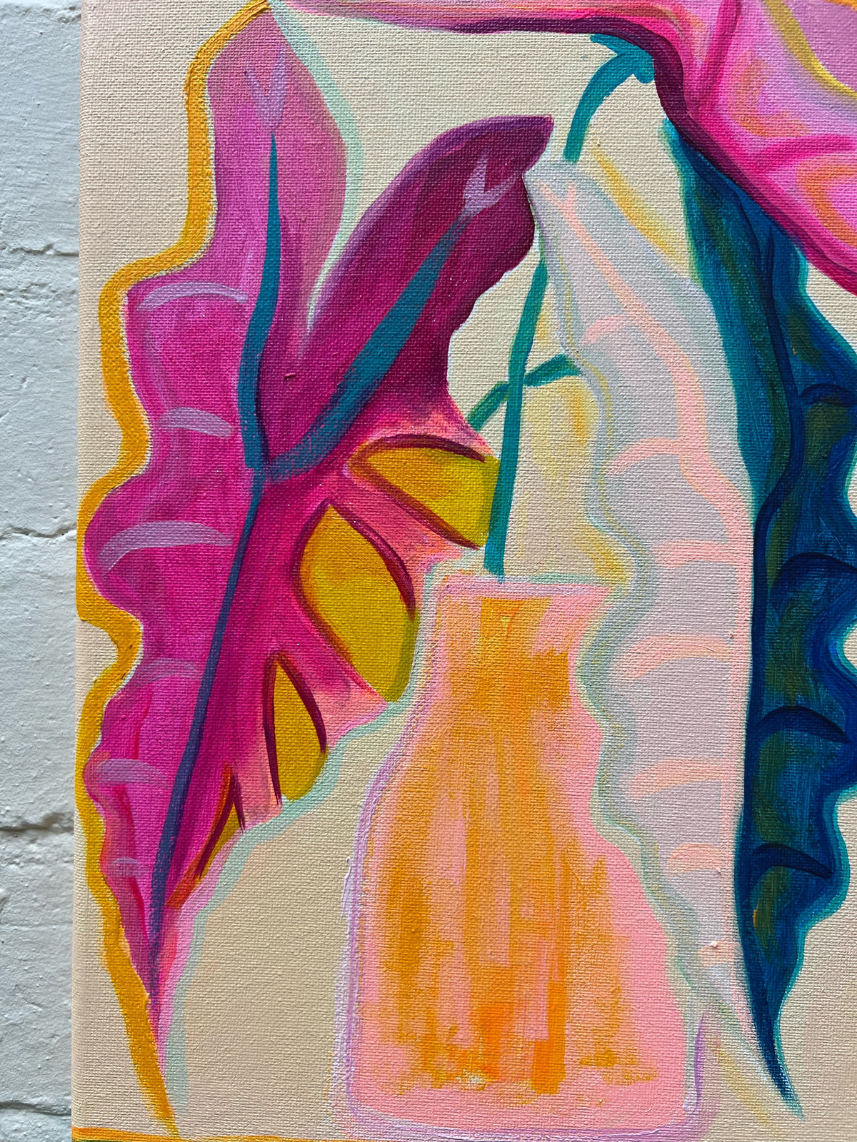 Living My Best Leaf: 3    30cm x 40cm