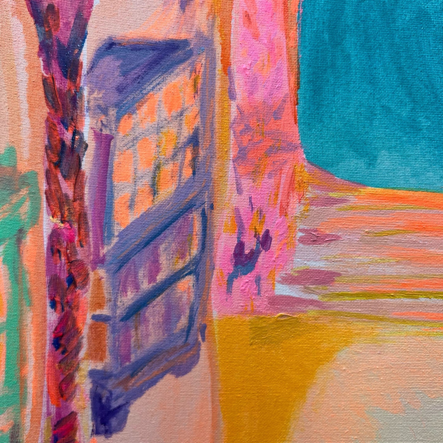 Rainbow Gallariji At Sundown 56cm x 72cm