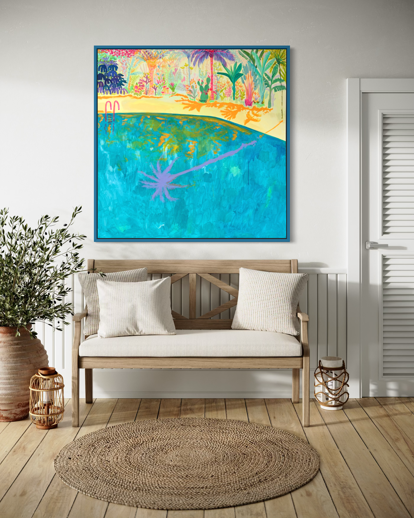 Vacation Mode 123cm x 123cm