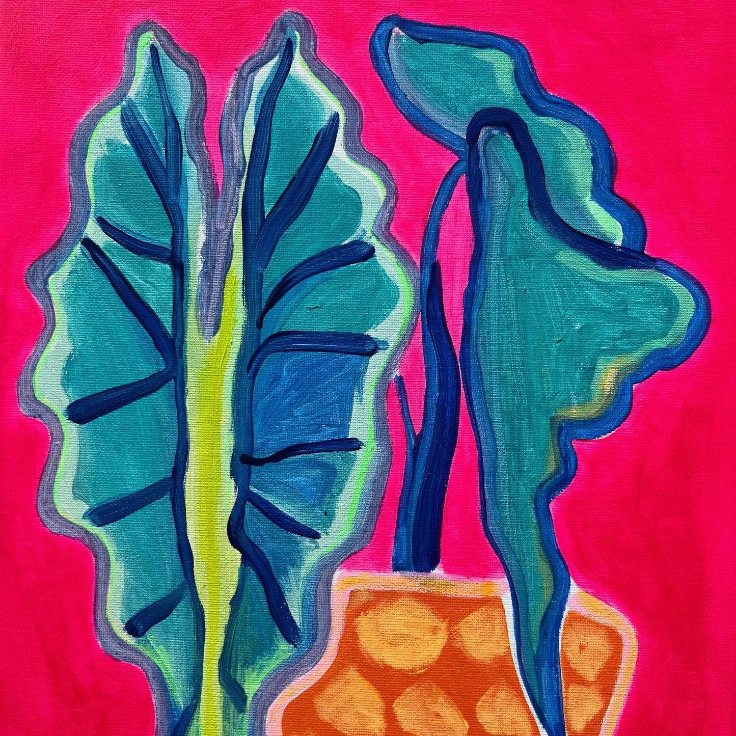 Living My Best Leaf: 2   30cm x 40cm
