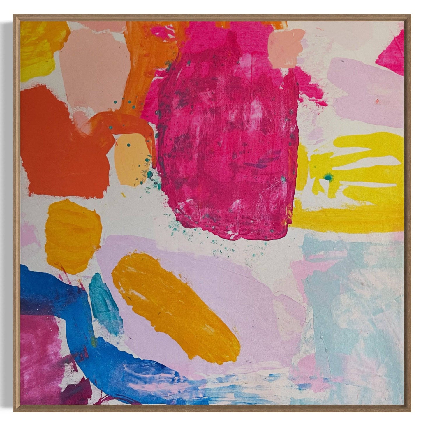 'Happy Go Lucky' 61cm x 61cm - Kathryn Sillince Artist
