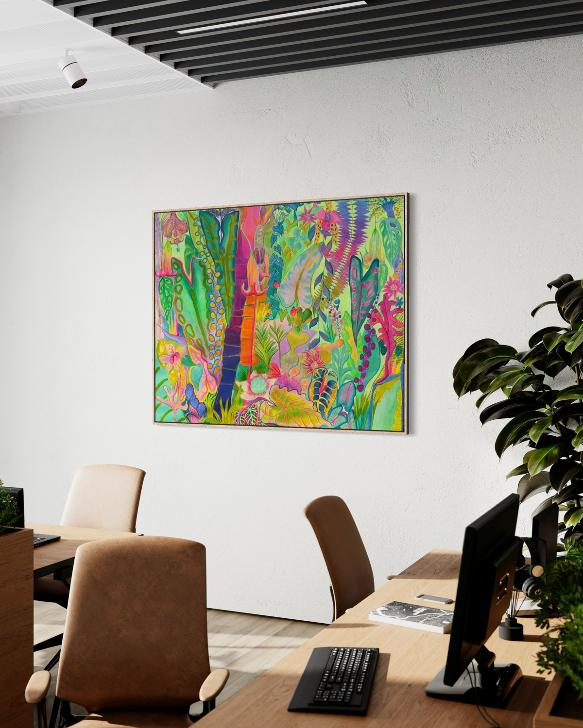 ‘Equatorial Goldenhour’ 122cm x 153cm - Kathryn Sillince Artist