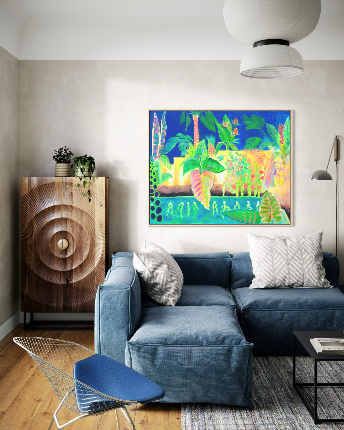 ‘Nightfall Glowpool’ 122cm x 153cm - Kathryn Sillince Artist