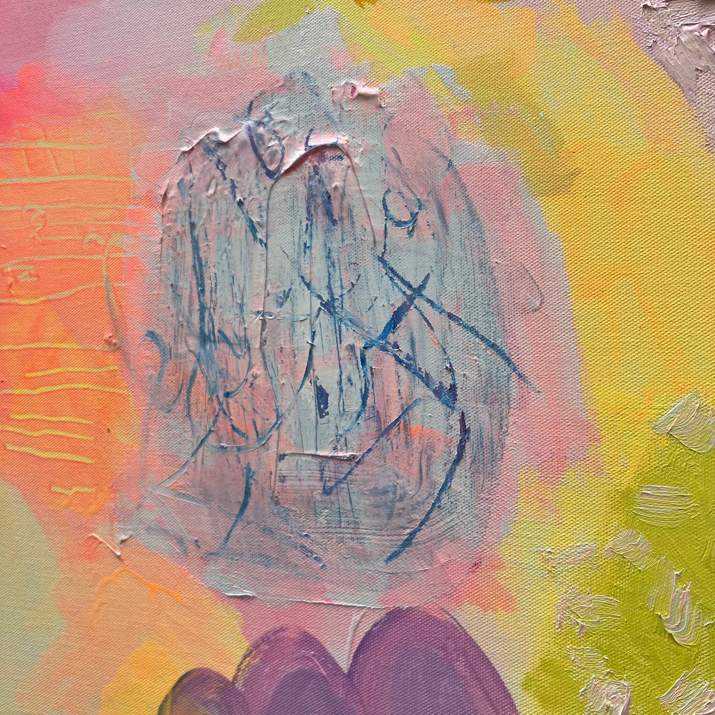 Summer Sorbet: 1   82cm x 82cm