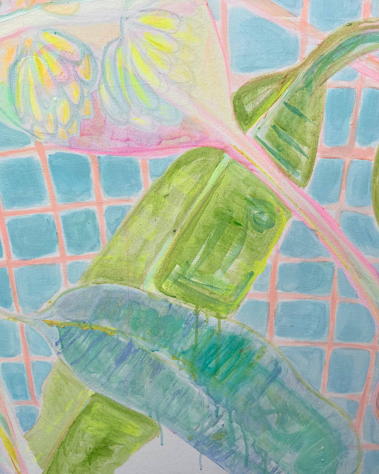 'Immersed in Nurture'  153cm x 153cm - Kathryn Sillince Artist