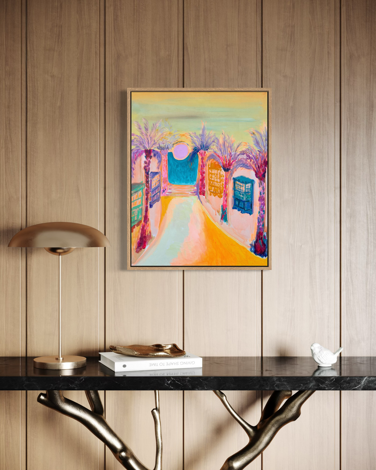 Rainbow Gallariji At Sundown 56cm x 72cm