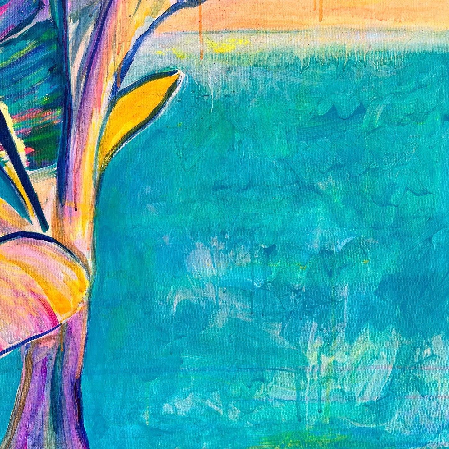 Between Sun And Sea  123cm x 123cm