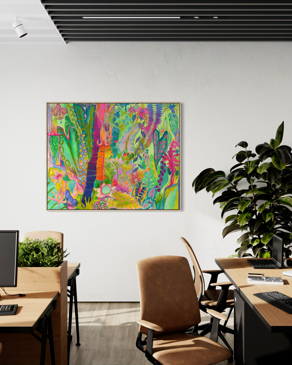 ‘Equatorial Goldenhour’ 122cm x 153cm - Kathryn Sillince Artist