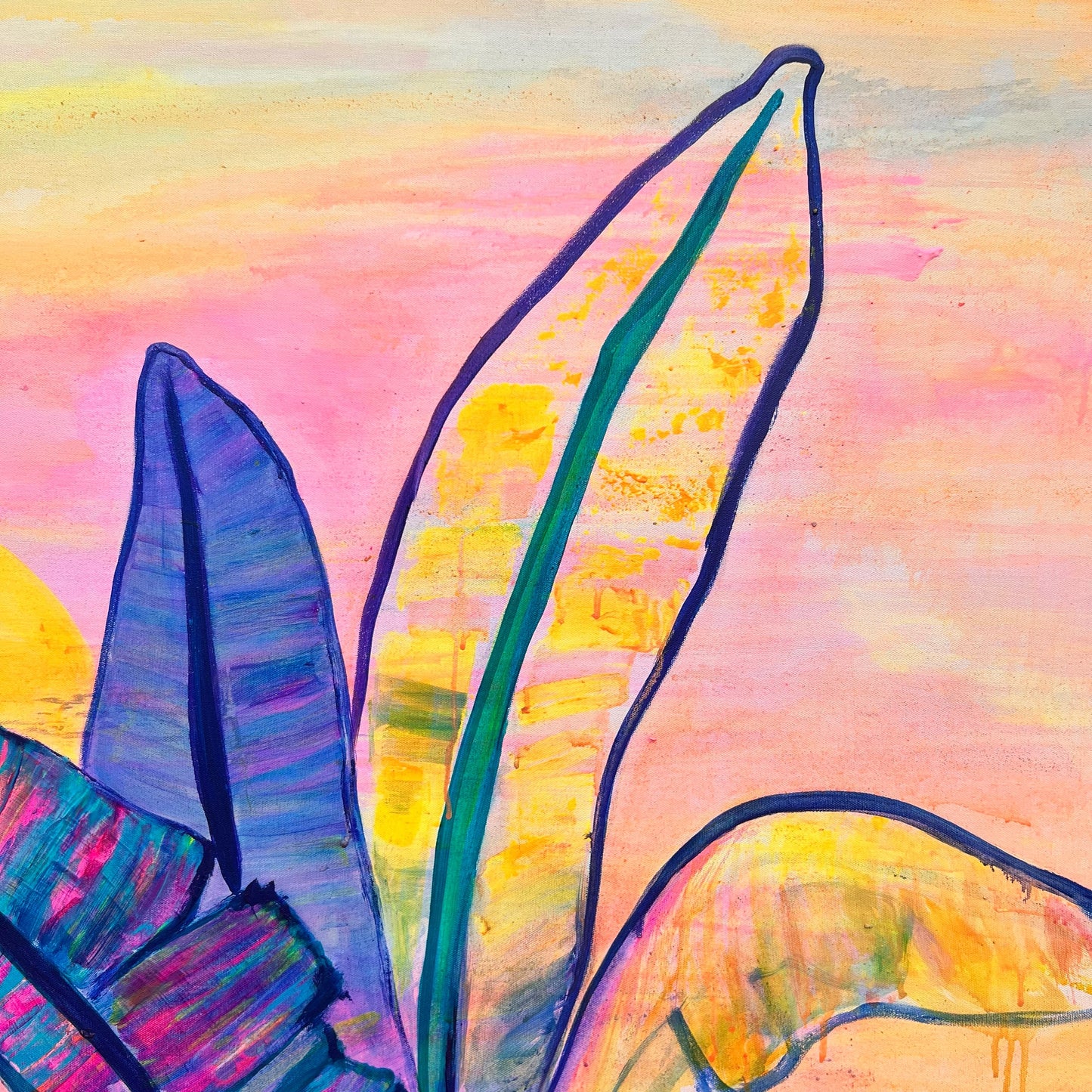 Between Sun And Sea  123cm x 123cm