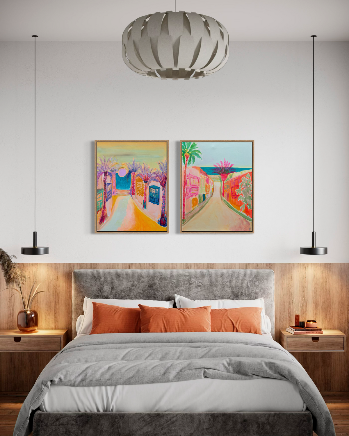 Rainbow Gallariji At Sundown 56cm x 72cm
