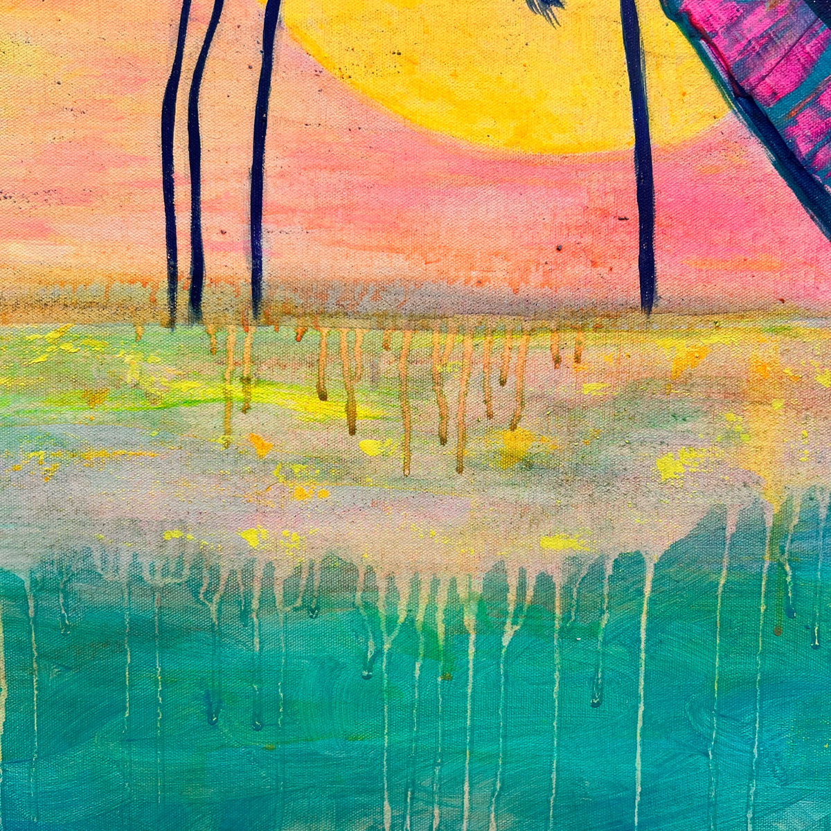 Between Sun And Sea  123cm x 123cm