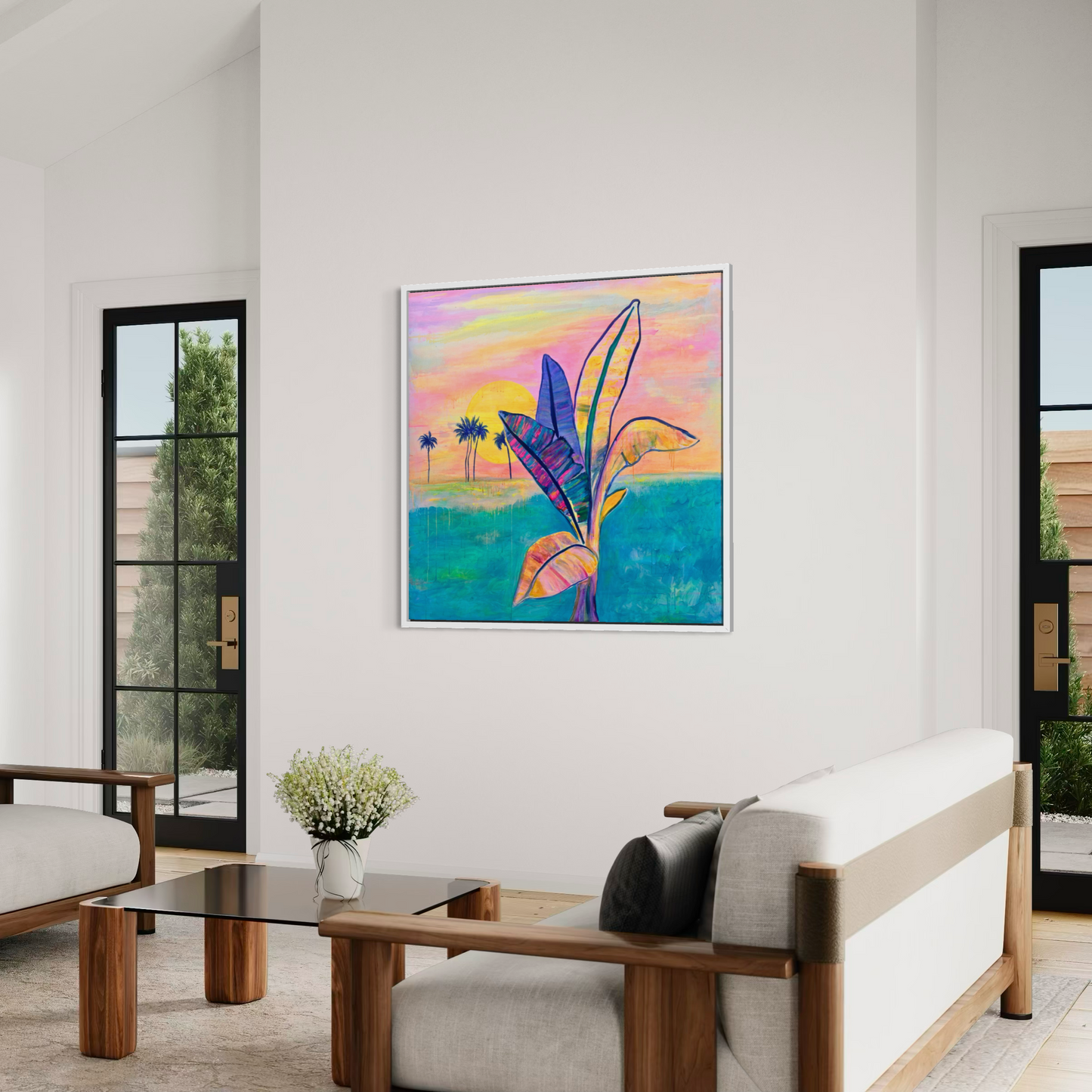 Between Sun And Sea  123cm x 123cm