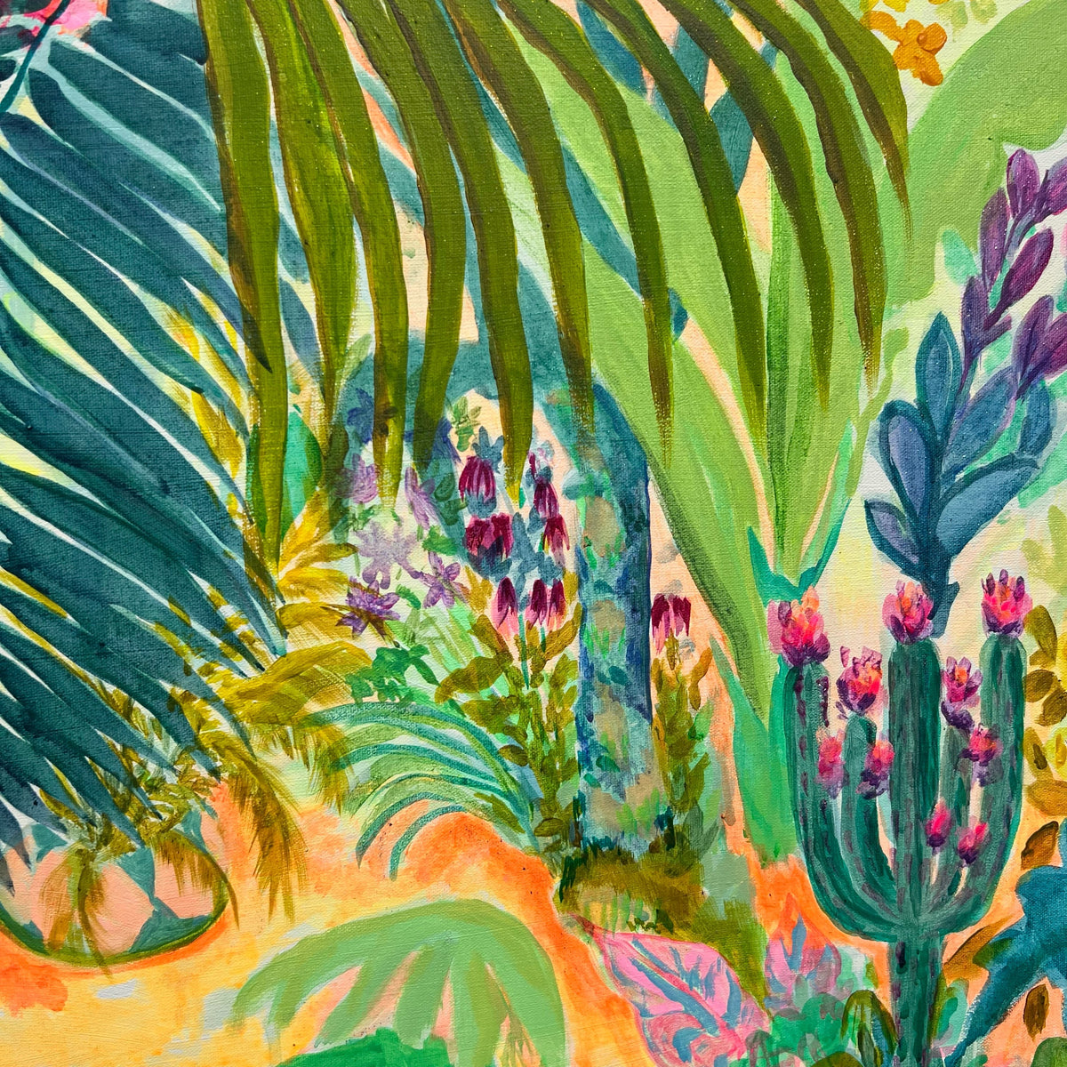 Beyond The Balcony 123cm x 123cm