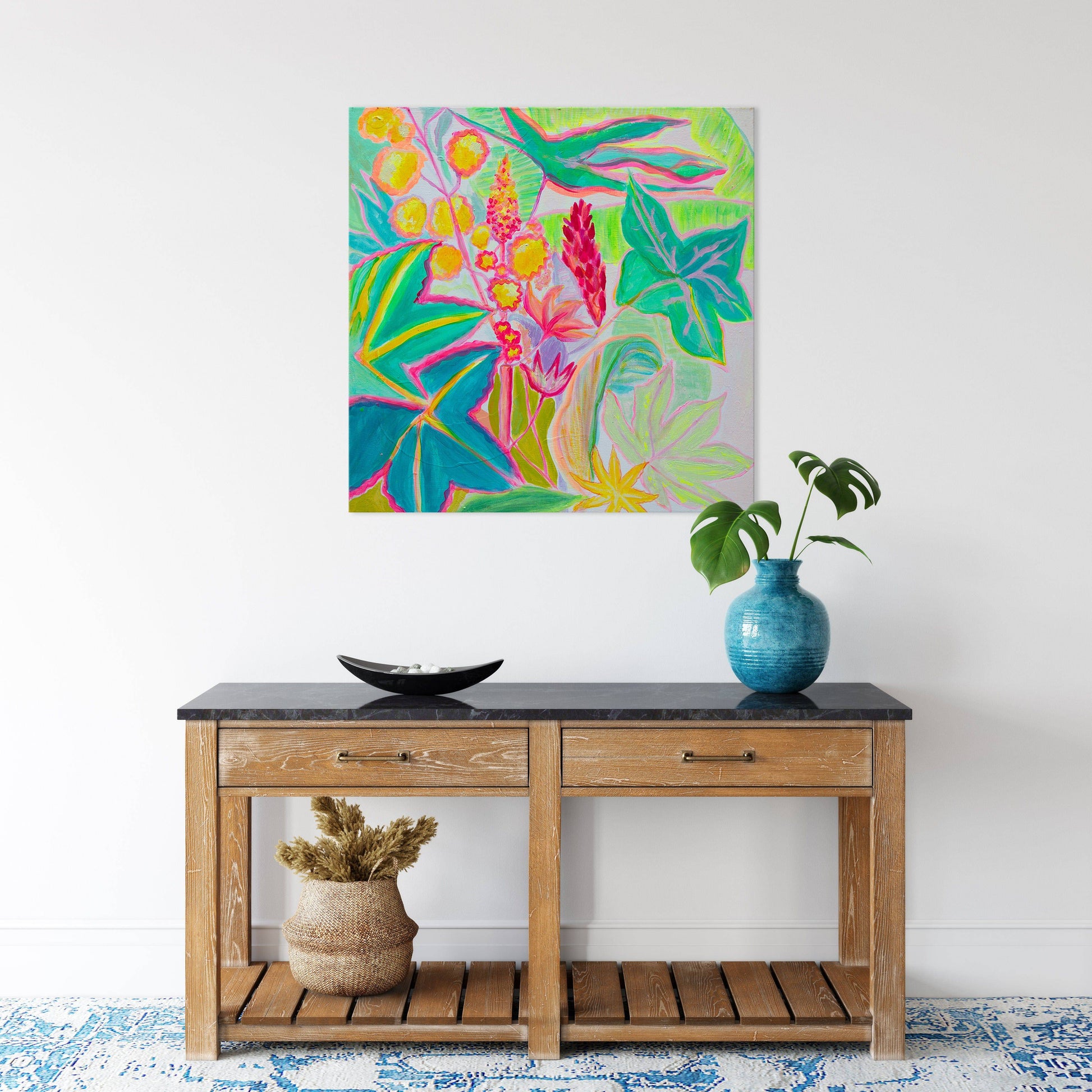 'Reach'  56cm x 56cm - Kathryn Sillince Artist