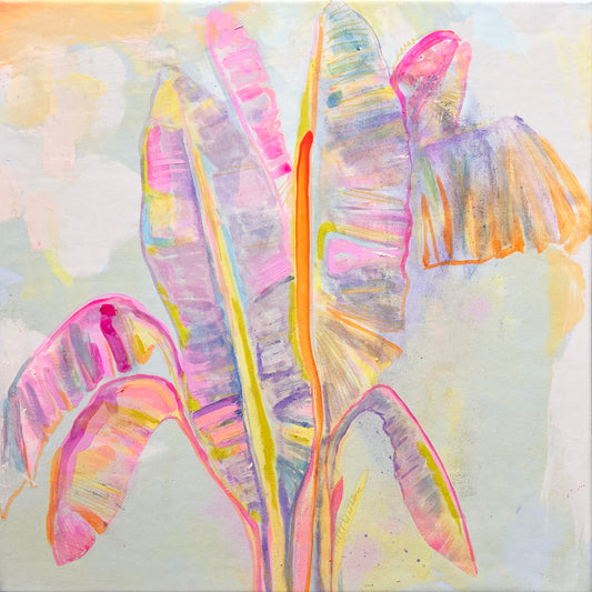 ‘Peachy Banana Dreams' paper print - Kathryn Sillince Artist