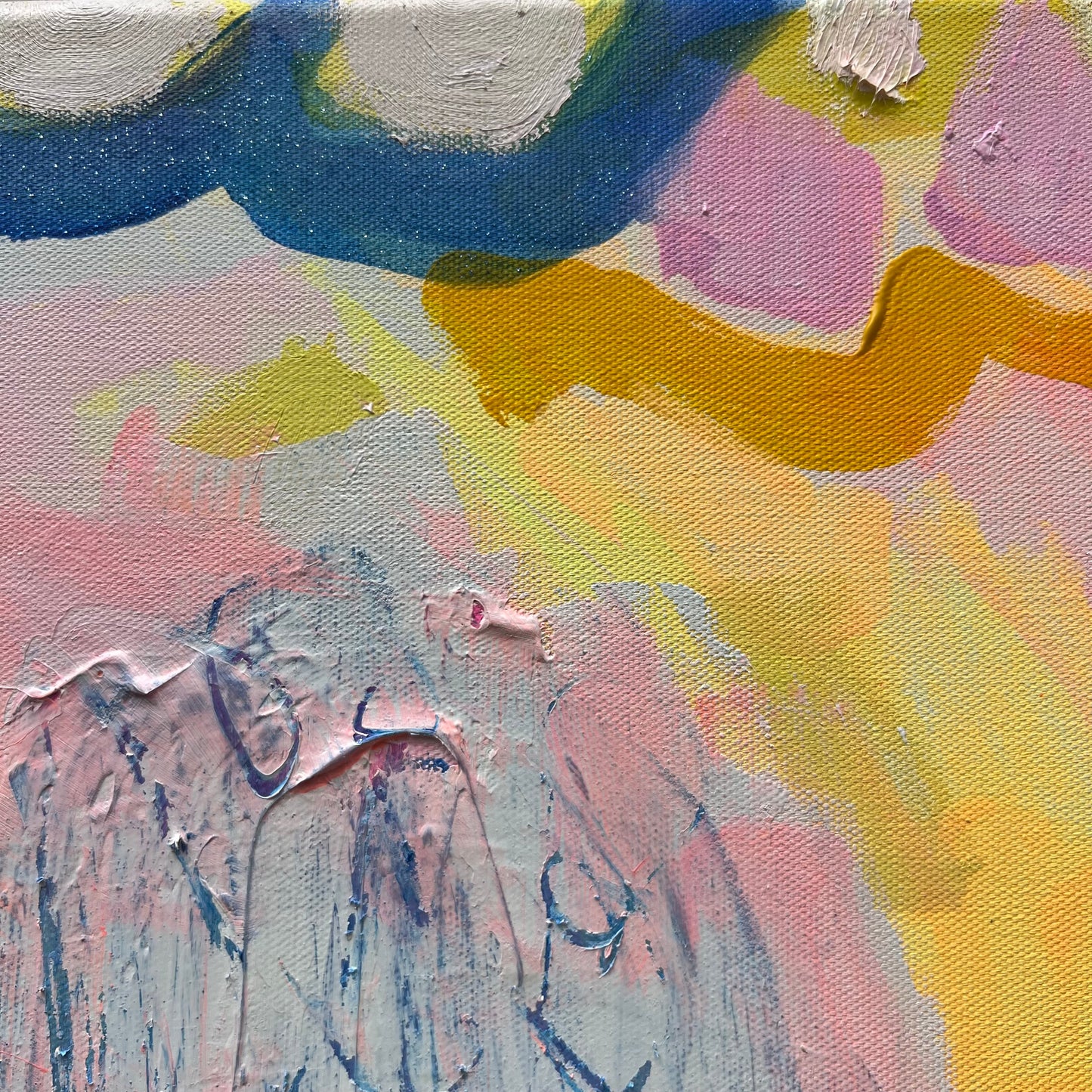 Summer Sorbet: 1   82cm x 82cm
