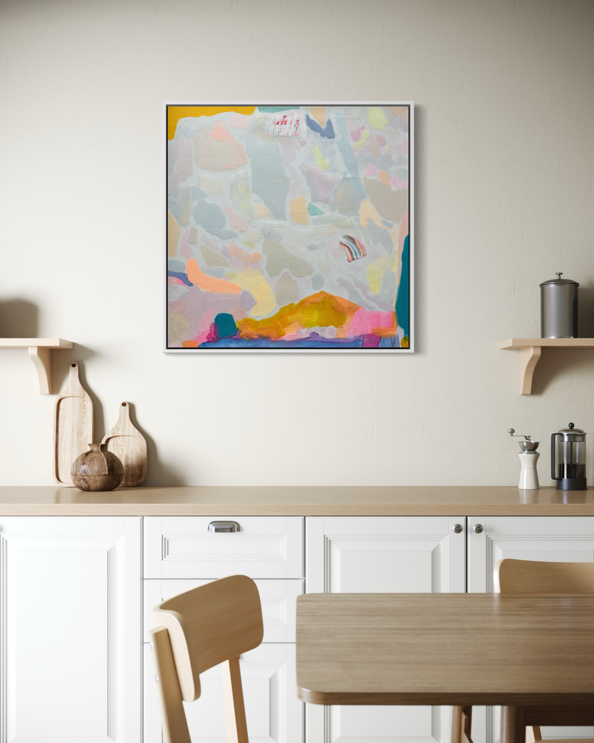 Summer Sorbet: 2   80cm x 80cm