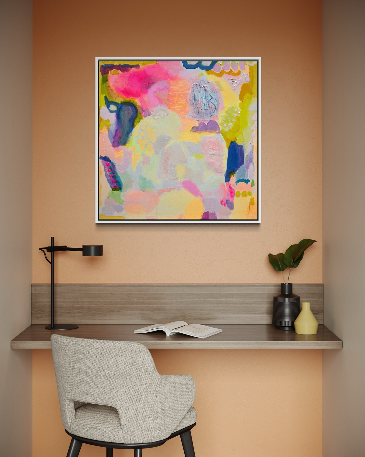 Summer Sorbet: 1   82cm x 82cm