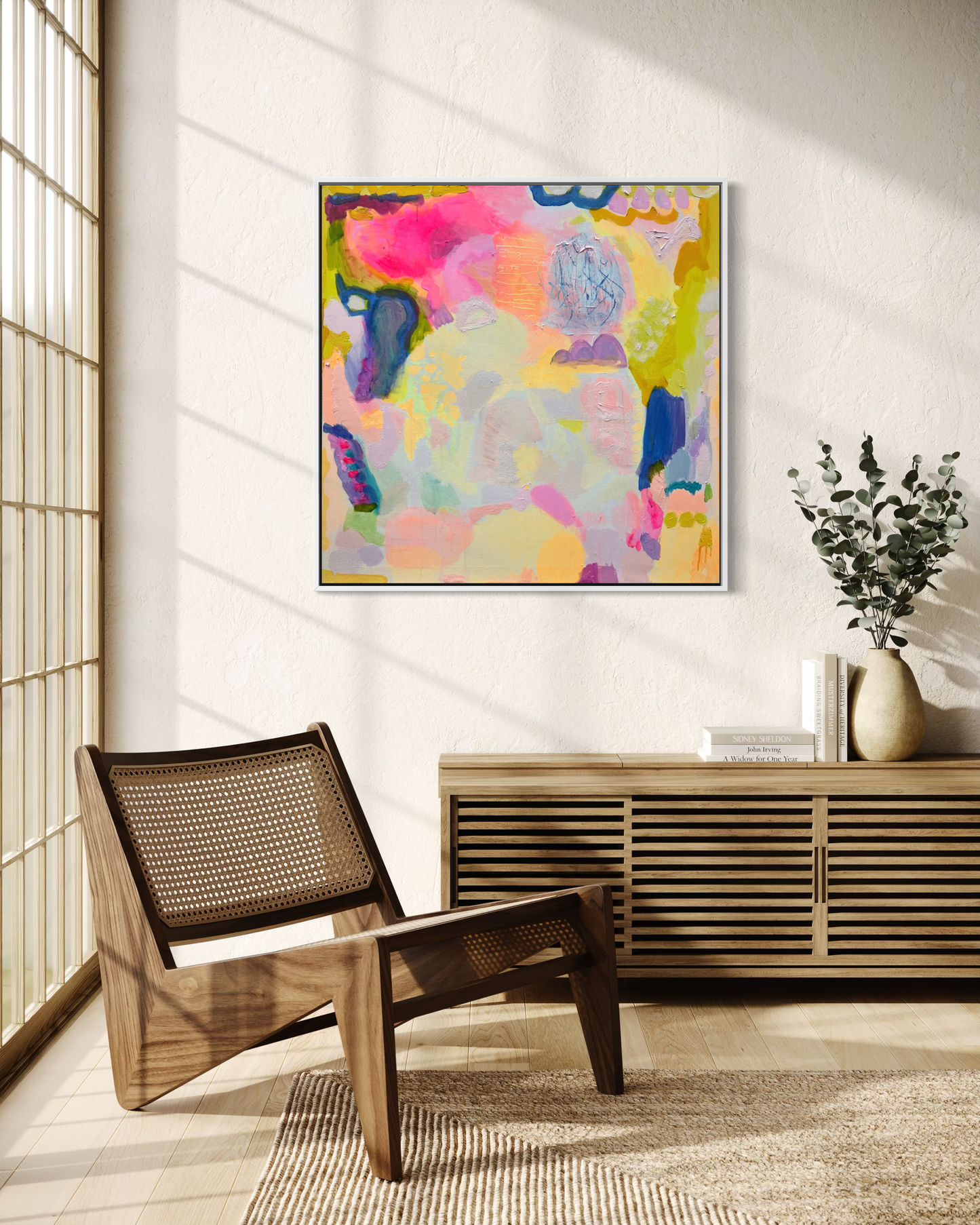Summer Sorbet: 1   82cm x 82cm