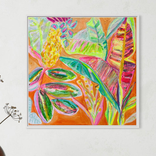 'Zing Of Zingiber'  56cm x 56cm - Kathryn Sillince Artist
