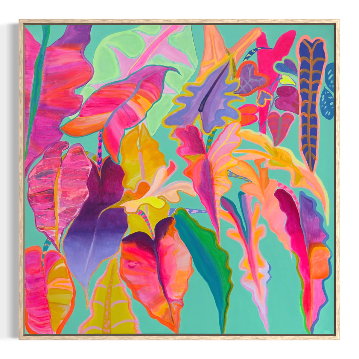 ‘Rainbow Alocasias’ print - Kathryn Sillince Artist