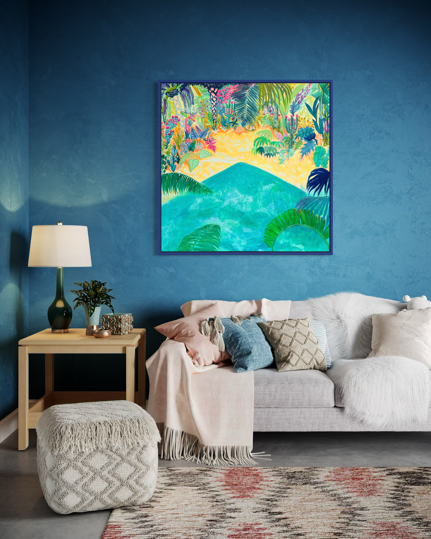 Beyond The Balcony 123cm x 123cm