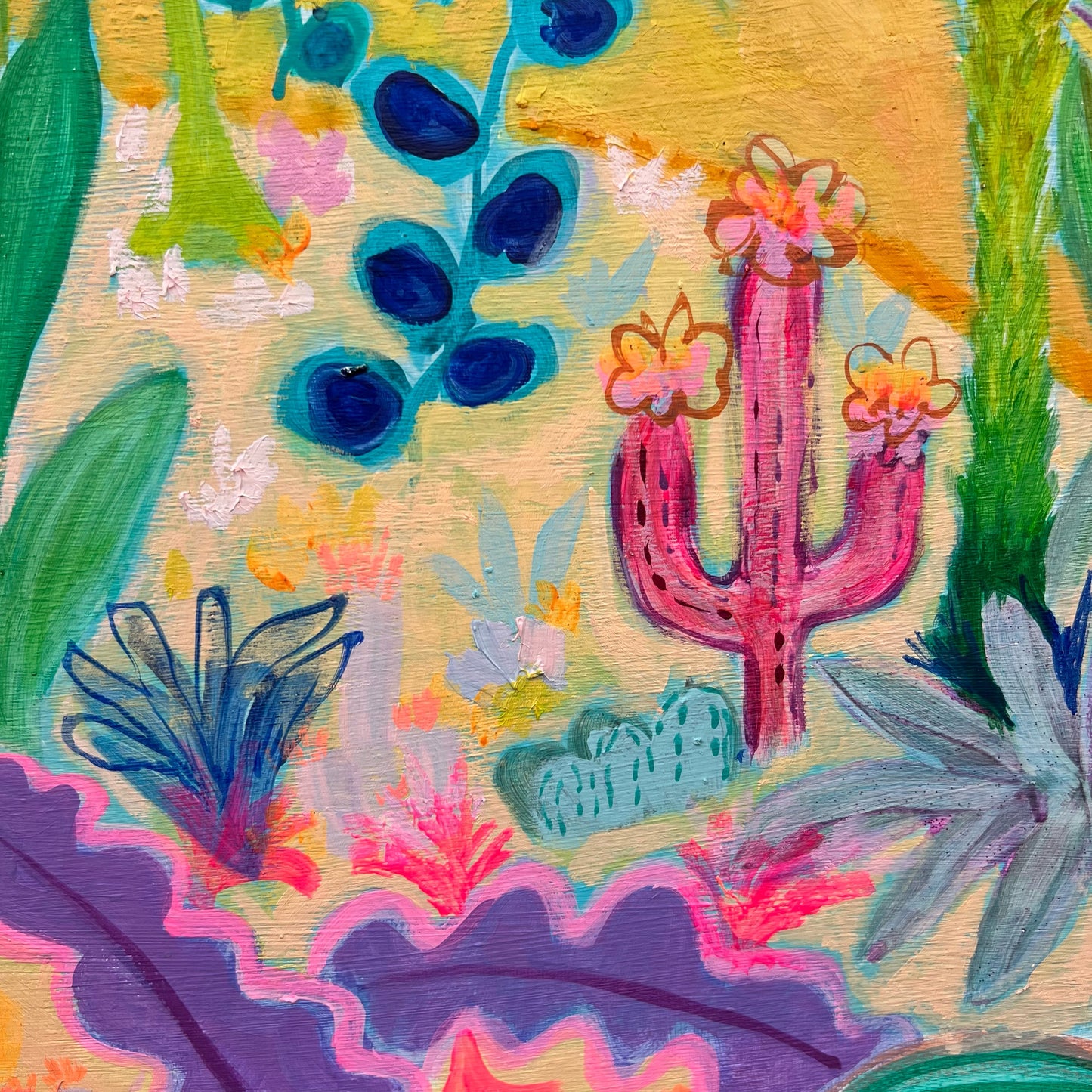 The Path Into The Canopy   102cm x 56cm