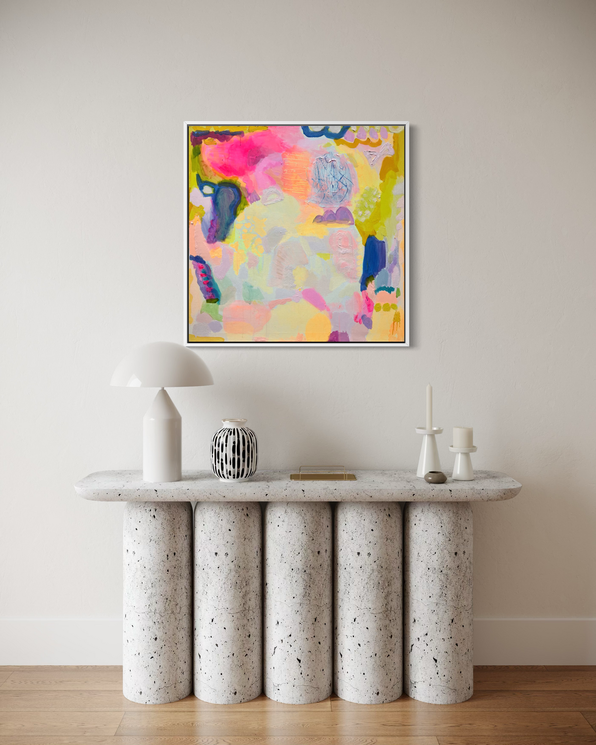 Summer Sorbet: 1   82cm x 82cm