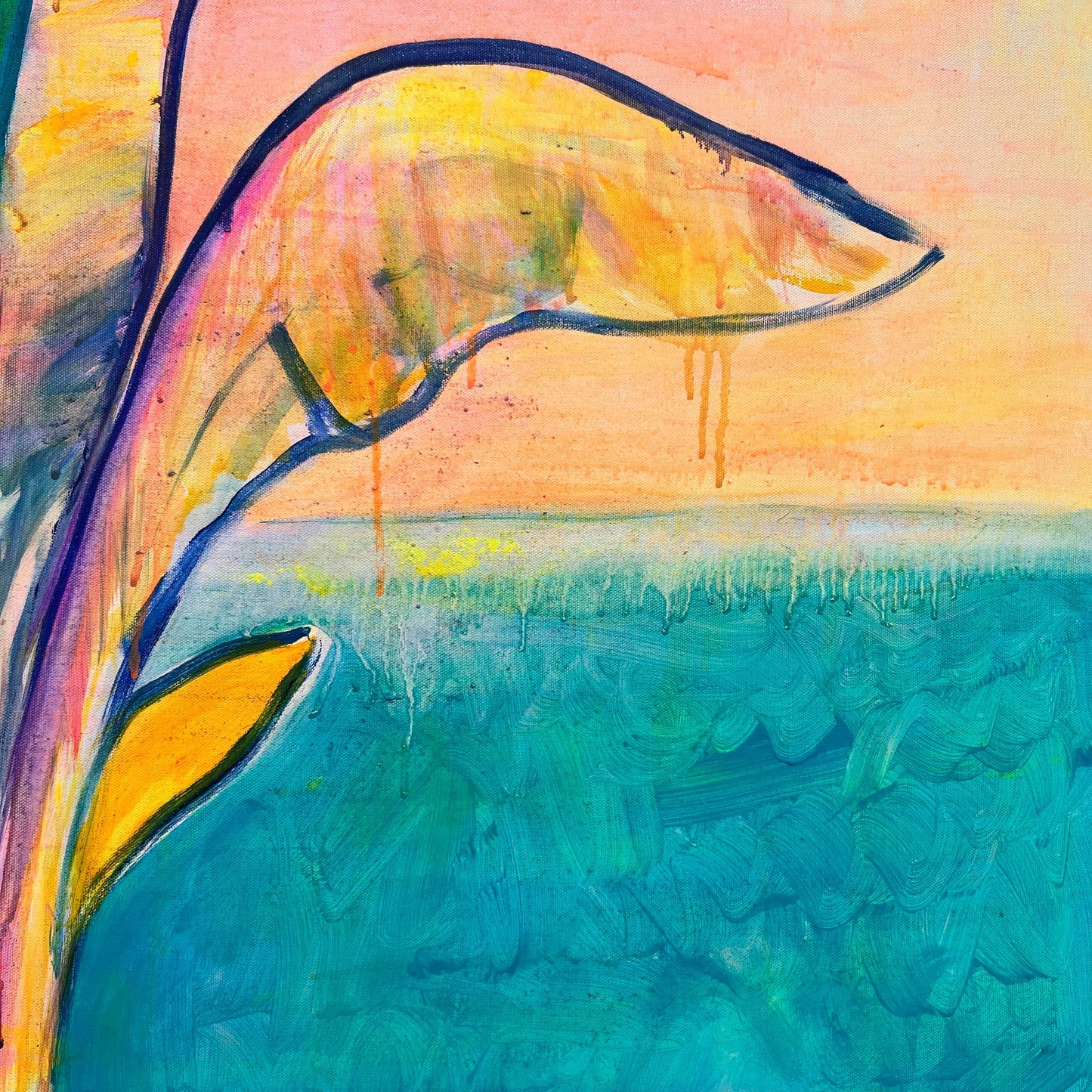Between Sun And Sea  123cm x 123cm