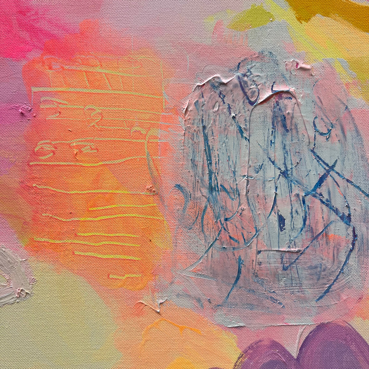 Summer Sorbet: 1   82cm x 82cm