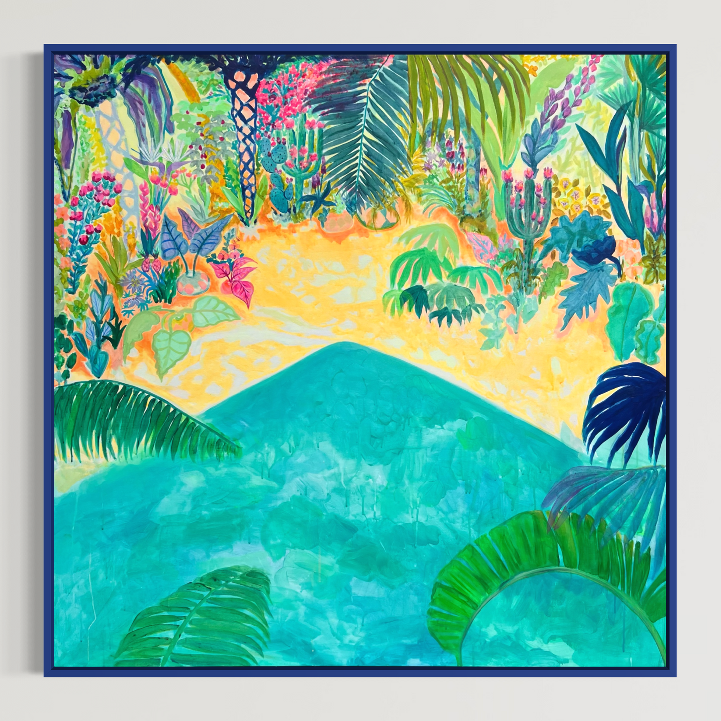 Beyond The Balcony 123cm x 123cm