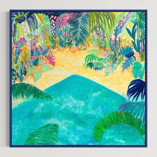 Beyond The Balcony 123cm x 123cm